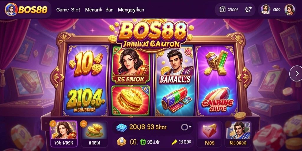 Tampilan gameplay slot yang menarik dari BOS88.
