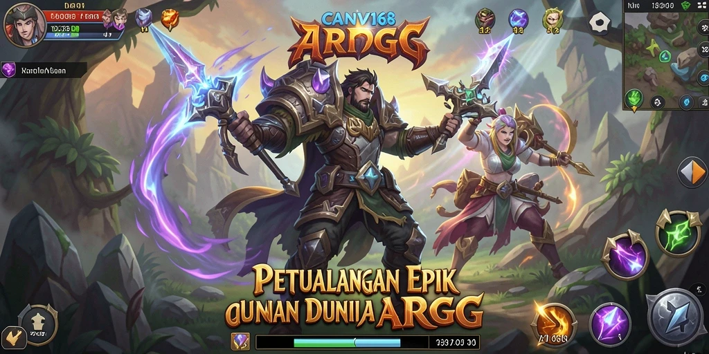 Tampilan gameplay ARPG yang mendebarkan dan penuh aksi.