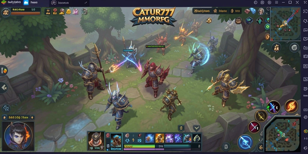 Screenshot gameplay menunjukkan aksi seru dan grafis memukau di CATUR777.