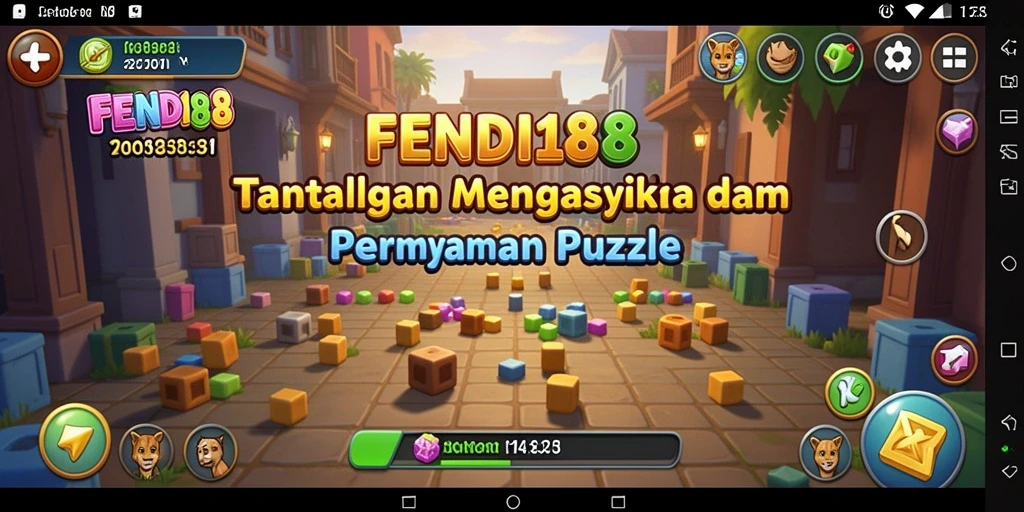 Gameplay FENDI188 menampilkan teka-teki seru dan grafis yang menarik.