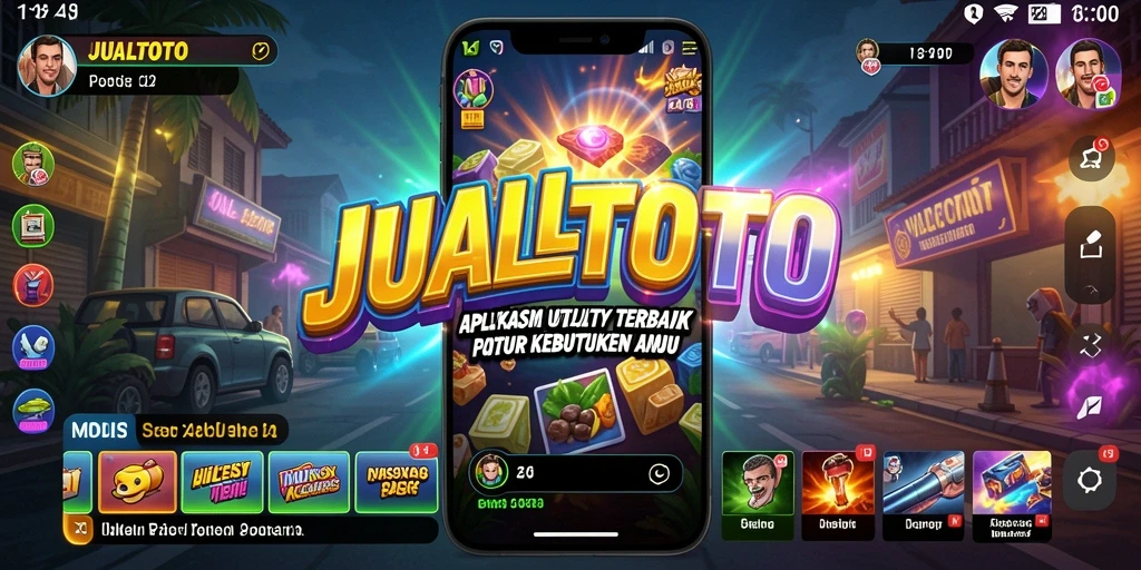 Tampilan antarmuka JUALTOTO yang intuitif dan menarik.