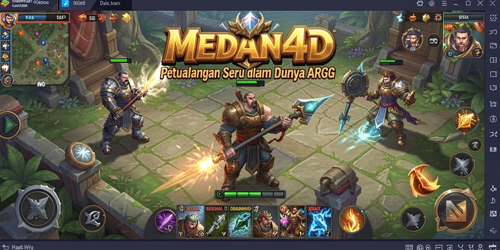 Tampilan gameplay seru dalam dunia ARPG yang menantang.