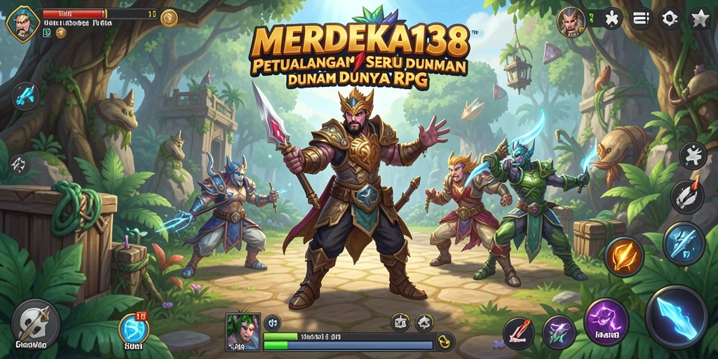 Gameplay RPG yang mendebarkan dan penuh aksi.