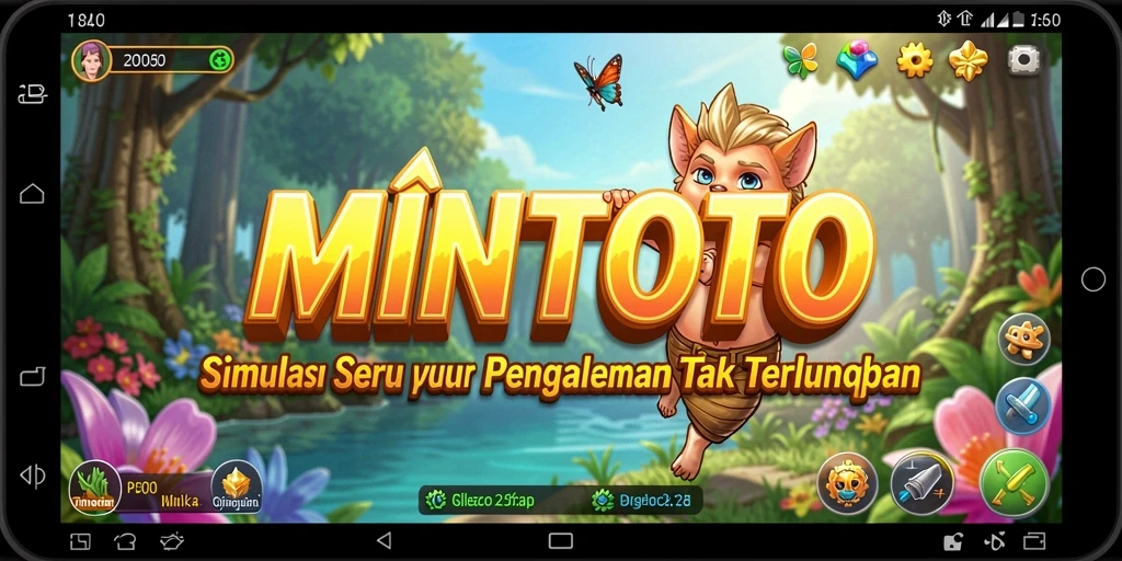 Tampilan gameplay <strong>MINTOTO</strong> yang menarik dan penuh warna.