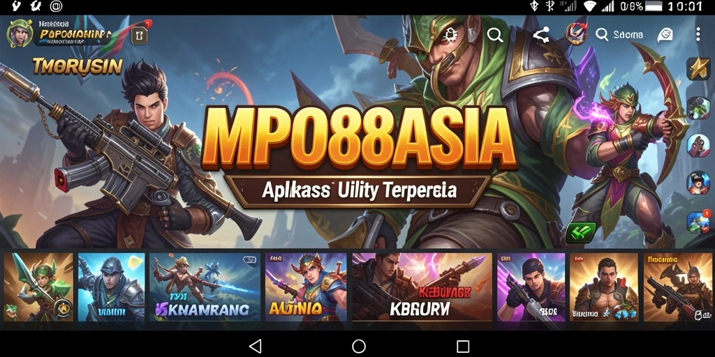 Tampilan screenshot MPO88ASIA yang menampilkan fitur Utility.