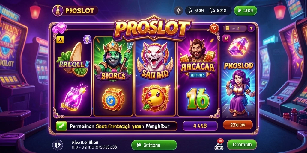 Tampilan menarik dari gameplay PROSLOT yang memikat.
