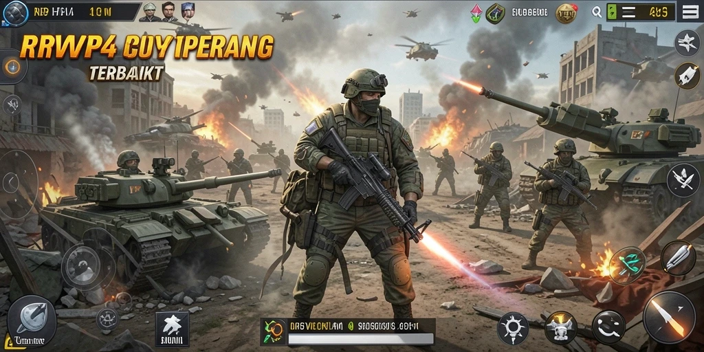 Tampilan gameplay RPVIP4 yang seru dan menegangkan.