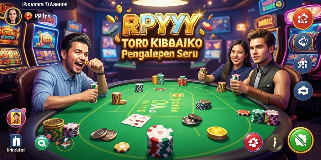 Tampilan gameplay seru di RPYYY yang menampilkan aksi Kasino.