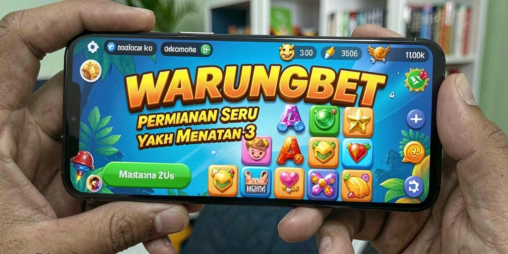 Screenshot gameplay WARUNGBET menampilkan aksi Match-3 yang seru.